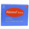 Abimol Extra tablets for pain and fever relief, available at torcareapteka.com.