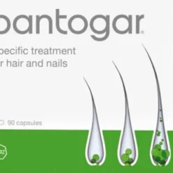 "Pantogar capsules for treating diffuse hair loss and strengthening nails, available in Egypt."