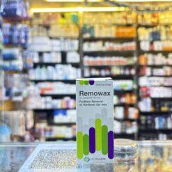 Remowax 5% Ear Drops 15ml bottle for earwax removal at Magdy Farouk Pharmacy Hurghada