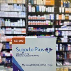 Sugarlo Plus 50/500mg 30 tablets - Vildagliptin and Metformin combination for diabetes at Magdy Farouk Pharmacy Hurghada
