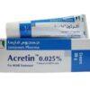 ACRETIN 0.25 % CREAM