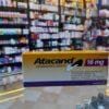 A box of Atacand 16mg tablets (14 count) by AstraZeneca, used for hypertension and heart failure treatment at Magdy Farouk Pharmacy.