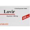 LOVIR 400  MG 10 ORAL DISP. TABS