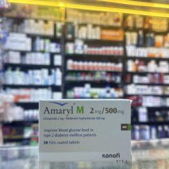 AMARYL M 2/500 MG 30 TABS