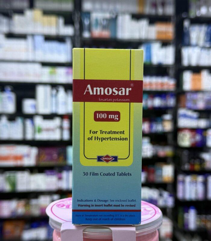 AMOSAR 100 MG 30 TAB | TourCare Pharmacy