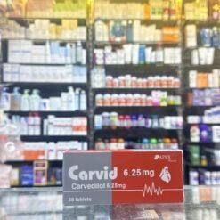 CARVID 6.25MG 30 TAB