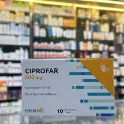 CIPROFAR 500MG 10 TAB