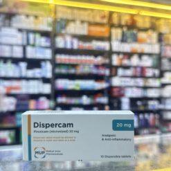 Dispercam 20mg 10 dispersible tablets - Piroxicam NSAID for pain and inflammation at Magdy Farouk Pharmacy Hurghada
