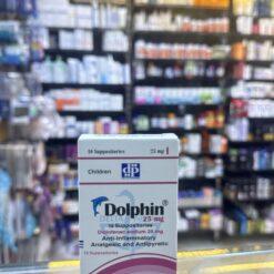 DOLPHIN 25 MG 10 SUPP