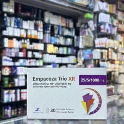 Empacoza Trio XR 25/5/1000 mg - Empagliflozin, Linagliptin, and Metformin XR triple combination for Type 2 Diabetes