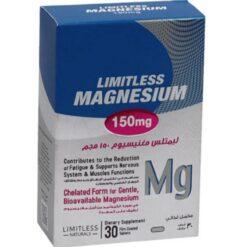 limitless magnesium 150 mg 30 tab