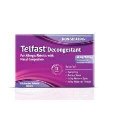 TELFAST decongestant 10 TAB