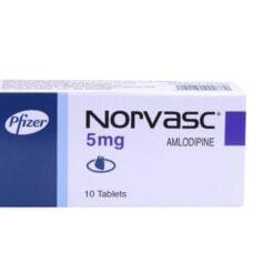NORVASC 5MG 10 TAB