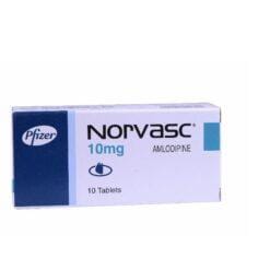 NORVASC 10 MG 10 TAB.