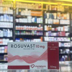 rosuvast 10mg 14 tablets