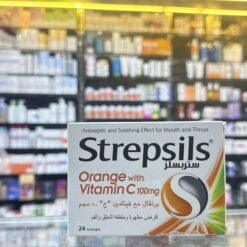 STREPSILS ORANGE VITAMIN C LOZENGES