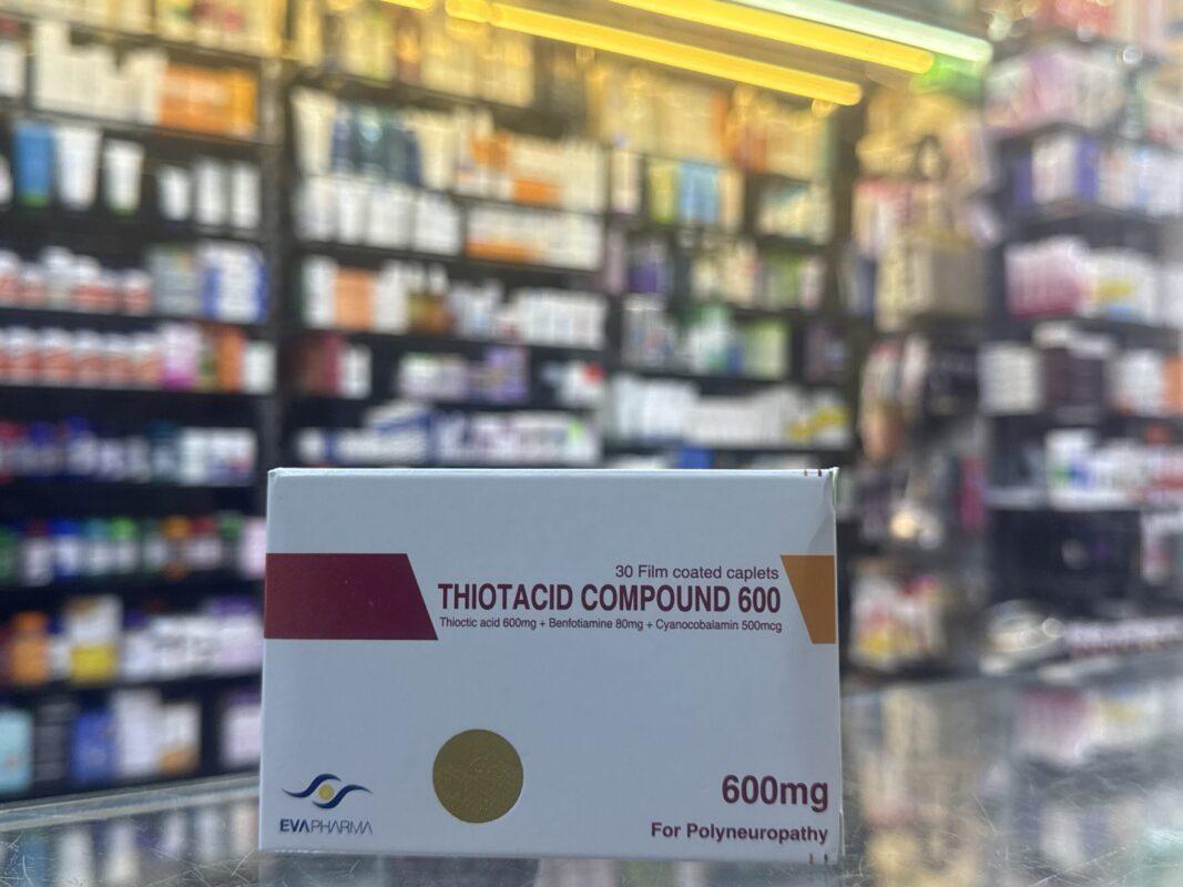 THIOTACID COMPOUND 600 MG 30 Cap | TourCare Pharmacy