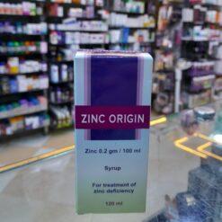 ZINC ORIGIN 0.2GM/100ML SYRUP 120 ML