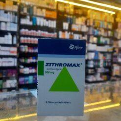 ZITHROMAX 500 MG 3 TABS