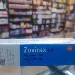 Zovirax Cream 5% Acyclovir for cold sore treatment at Magdy Farouk Pharmacy Hurghada.