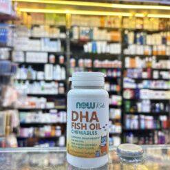 Now DHA fish oil 60 chewable softgels