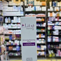 Lit up foam cleanser