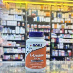Now L-lysine 500mg 100cap