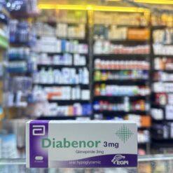 Diabenor 3 mg 30 Tablets (Glimepiride) – Oral Antidiabetic Medication in Egypt