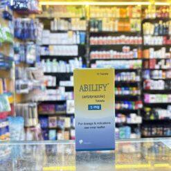 Abilify 5 mg 10 tablets box for mental health treatment at Magdy Farouk Pharmacy Hurghada