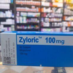 "Zyloric 100 mg Allopurinol tablets for gout treatment at Magdy Farouk Pharmacy Hurghada."