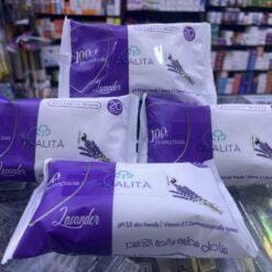 Qualita antiseptic wipes lavander   20 pcs
